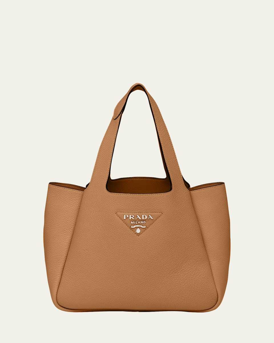 Dynamique Small Soft Daino Leather Shopper Bag
